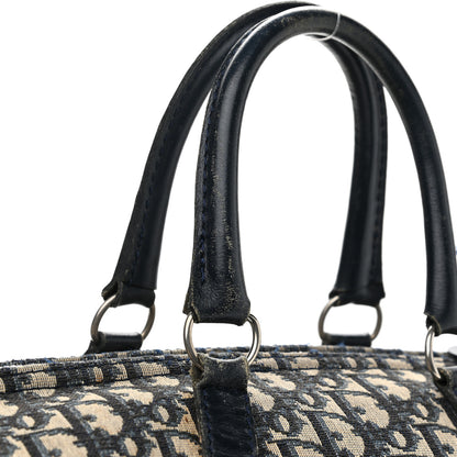 Christian Dior Monogram Boston Navy Blue 14 of 16
