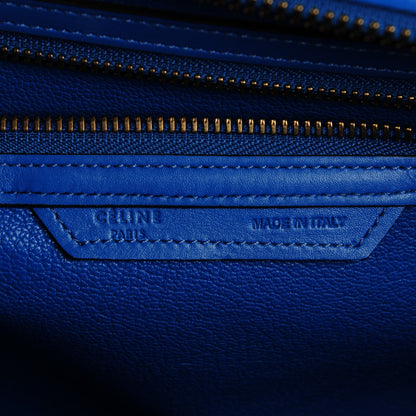 Celine Palmelato Calfskin Mini Luggage Electric Blue 6 of 8