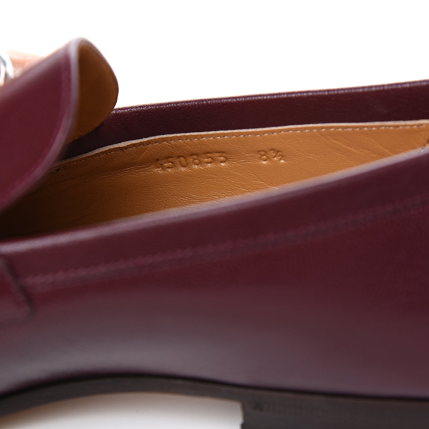 Goatskin Mens GG Loafers 8.5 Strong Red