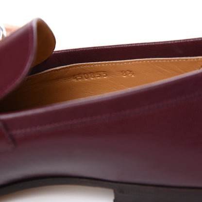 Gucci Goatskin Mens GG Loafers 8.5 Strong Red 8 of 9