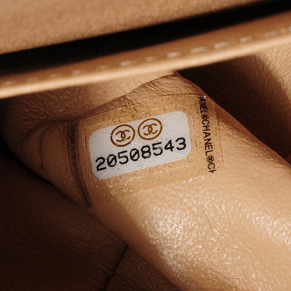 Chanel Caviar Quilted Medium Double Flap Beige Clair 8 of 9