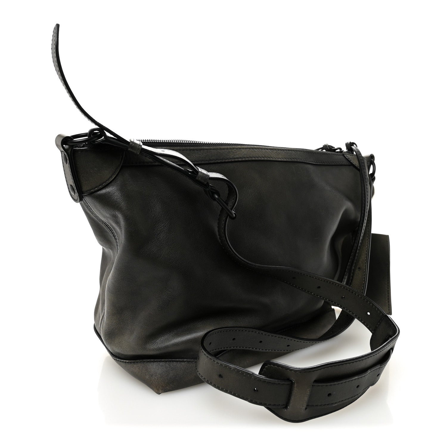 Balenciaga Used Calfskin Black Hardware Small Neo Classic Hobo Black 3 of 10