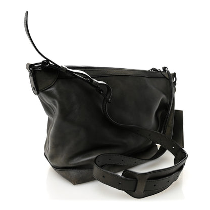 Balenciaga Used Calfskin Black Hardware Small Neo Classic Hobo Black 3 of 10