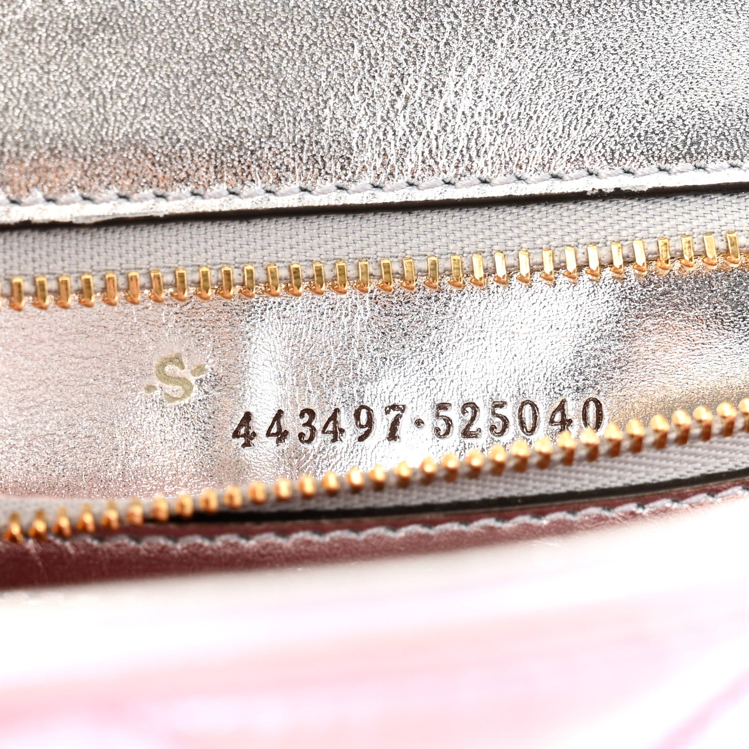 Gucci Iridescent Nappa Chevron Matelasse Small GG Marmont Shoulder Bag Iridescent Escape Pink 7 of 11