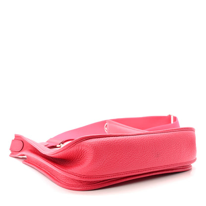 Hermes Taurillon Clemence Evelyne III PM Rose Extreme 4 of 10
