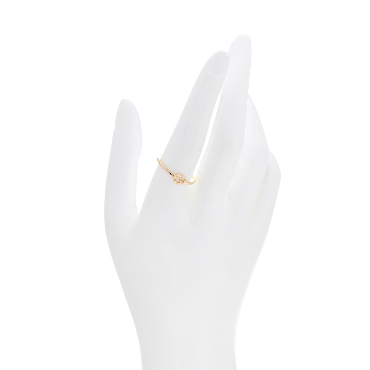18K Yellow Gold Interlocking G Ring 60 9