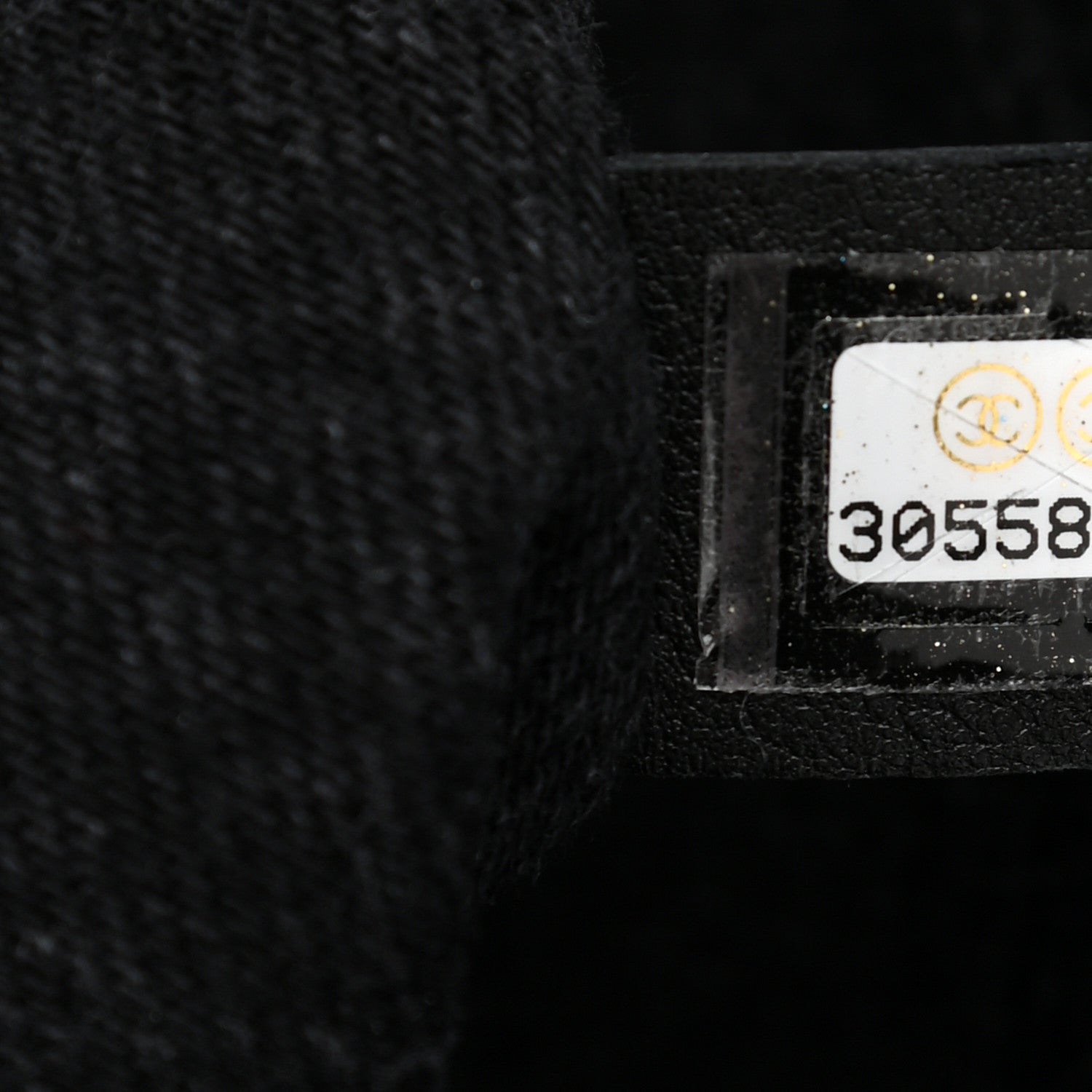 Chanel Denim Quilted CC Print Medium Single Flap Black 9 of 11