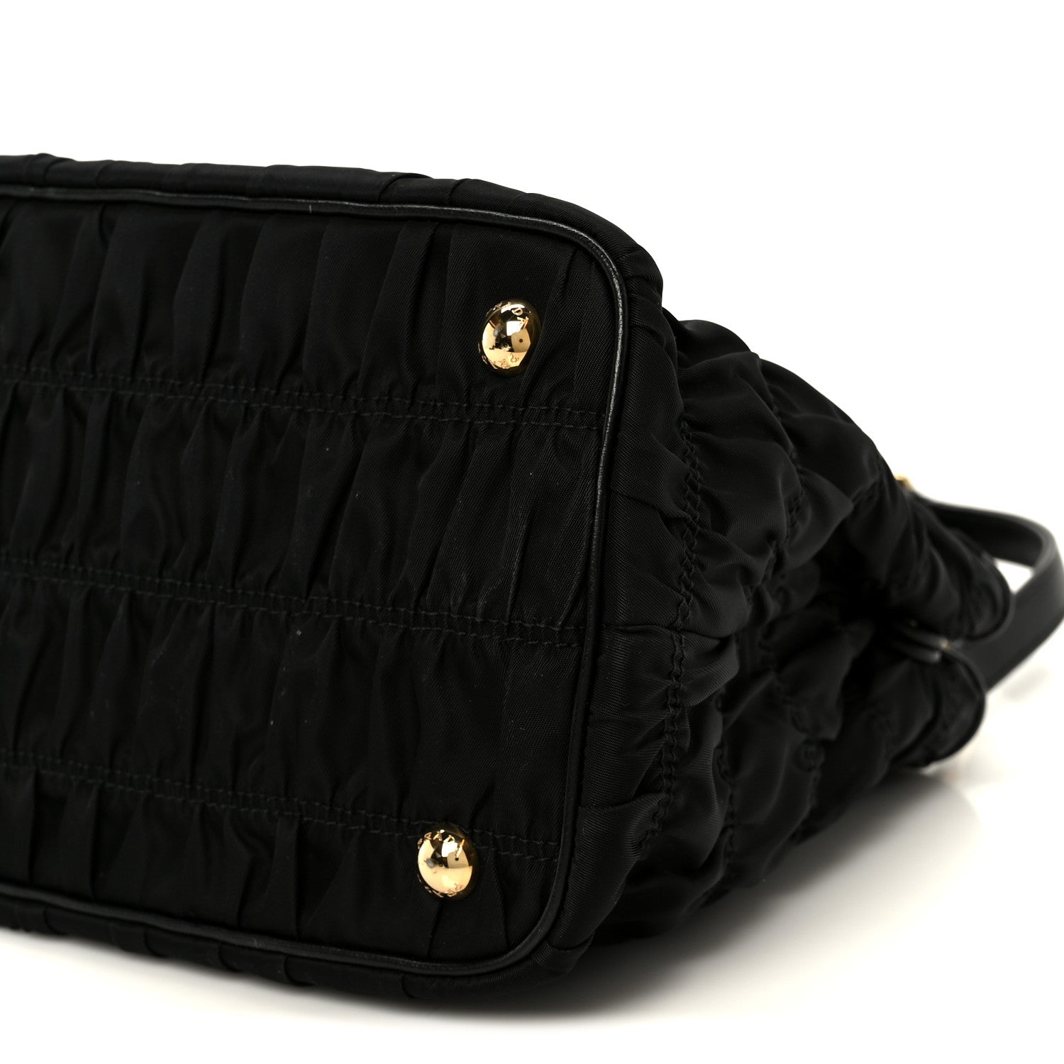 Prada Tessuto Nylon Gaufre Small Tote Black 11 of 11