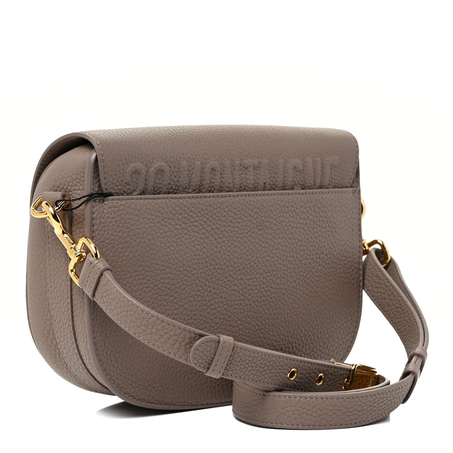Christian Dior Grained Calfskin Medium Bobby Flap Taupe 3 of 11