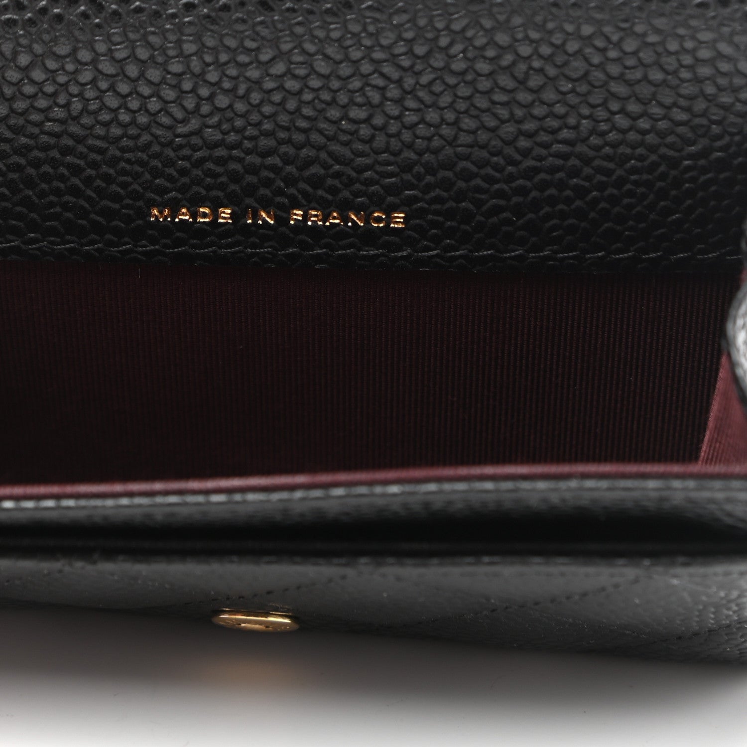 Chanel Caviar Quilted Flap Card Holder Wallet Black 5 of 8