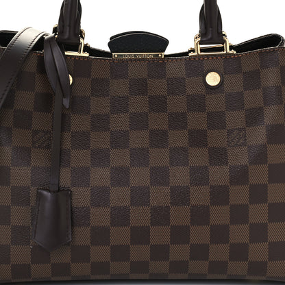 Louis Vuitton Damier Ebene Cuir Taurillon Brittany Black 8 of 10