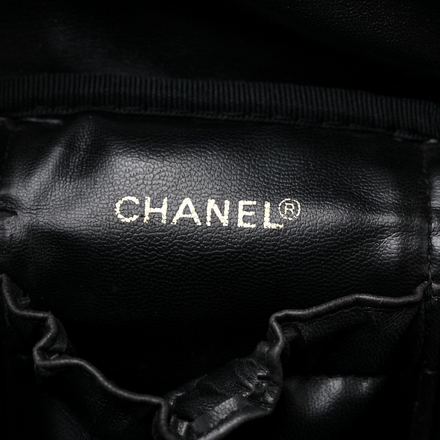 Chanel Lambskin Vanity Cosmetic Bag Black 6 of 15