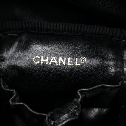 Chanel Lambskin Vanity Cosmetic Bag Black 6 of 15