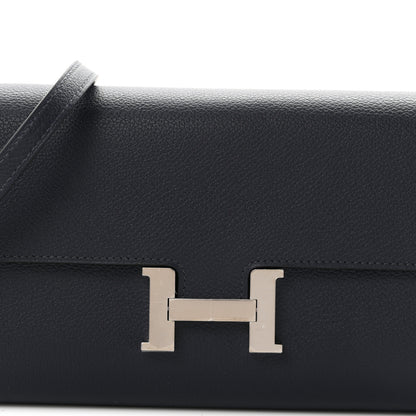 Hermes Evercolor Constance Wallet To Go Bleu Nuit 8 of 11