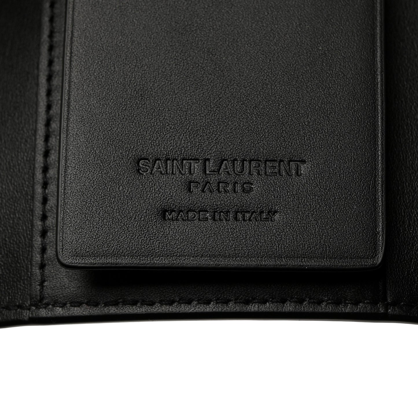 Calfskin Key Holder Pouch Black