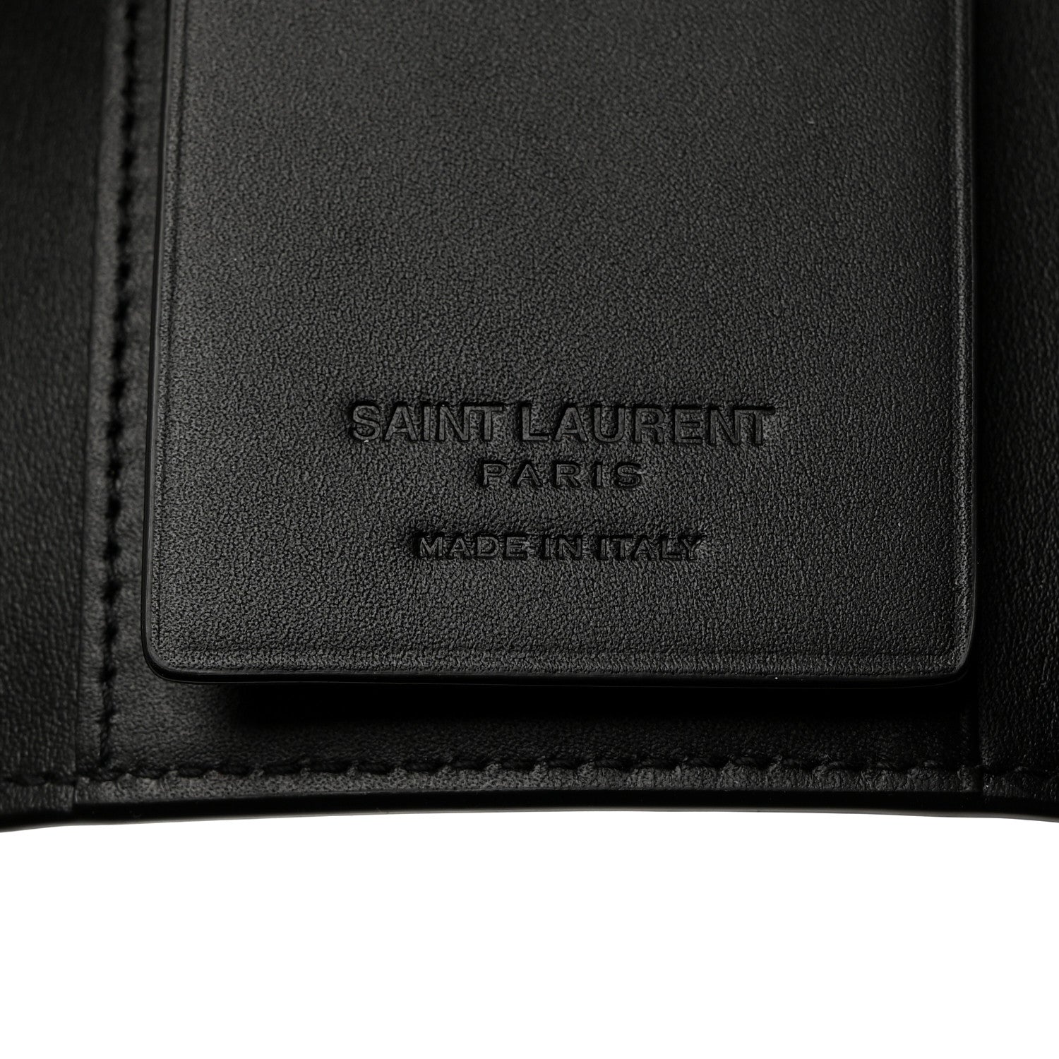 Saint Laurent Calfskin Key Holder Pouch Black 6 of 8
