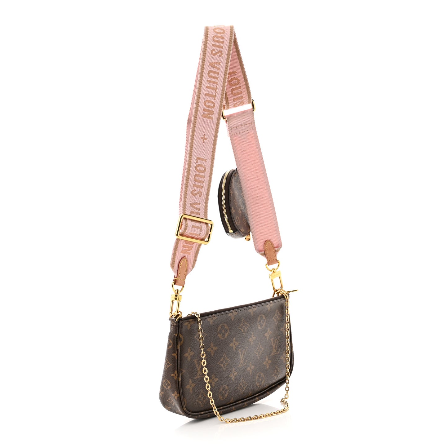 Monogram Multi Pochette Accessories Rose Clair