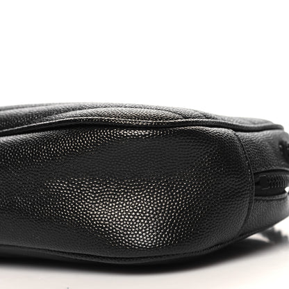 Saint Laurent Grain De Poudre Matelasse Monochrome Monogram Mini Lou Camera Bag Black 10 of 10
