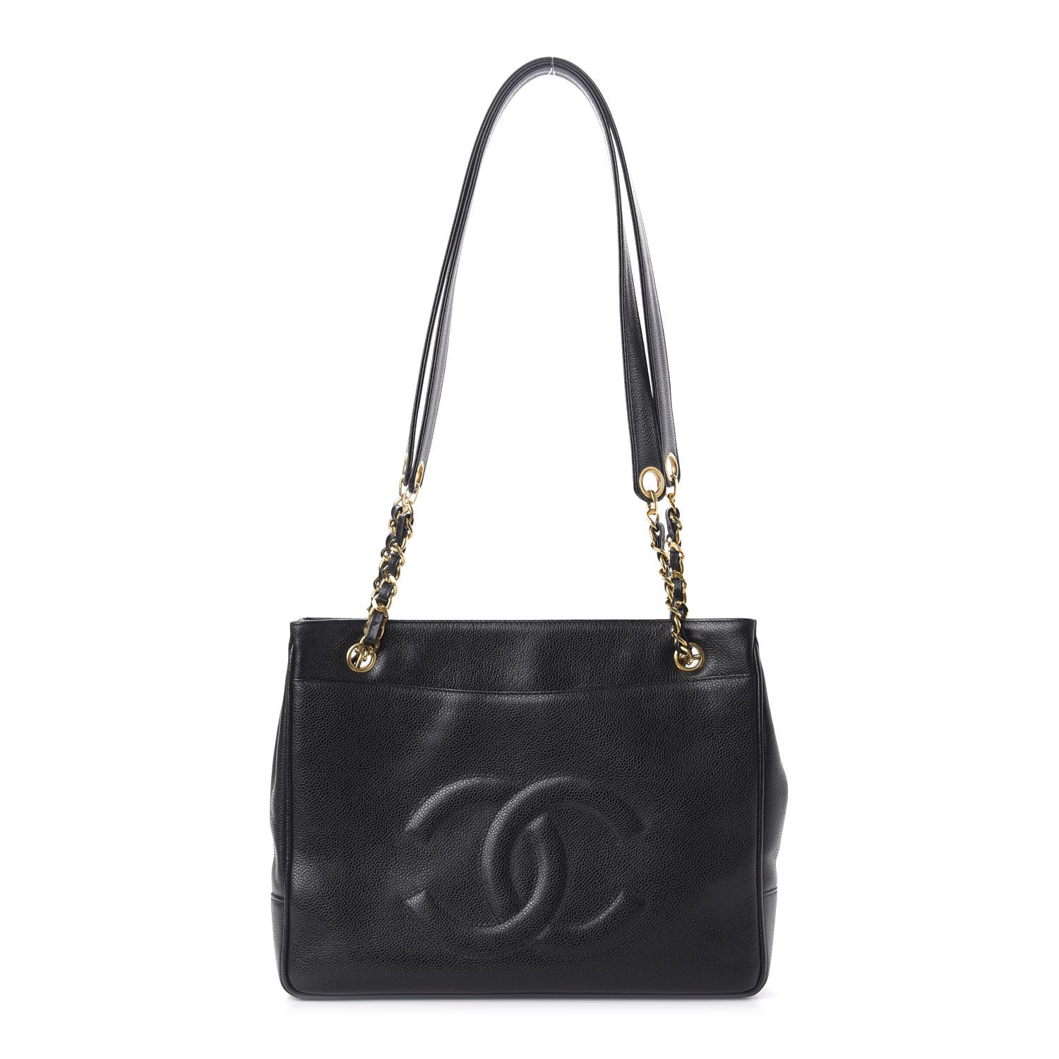 Chanel Caviar CC Shoulder Bag Black 1 of 11