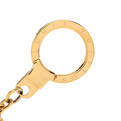 Louis Vuitton LOUIS VUITTON Monogram Spring Street Bag Charm Key Holder Gold 3 of 4