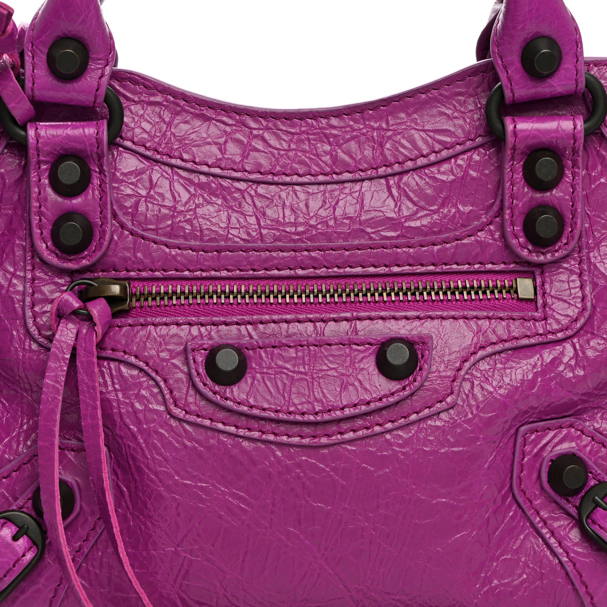 Balenciaga Agneau Arena Classic Hardware Mini Le City Azalee 9 of 11