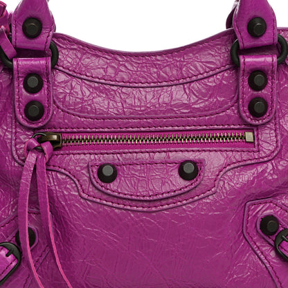 Balenciaga Agneau Arena Classic Hardware Mini Le City Azalee 9 of 11