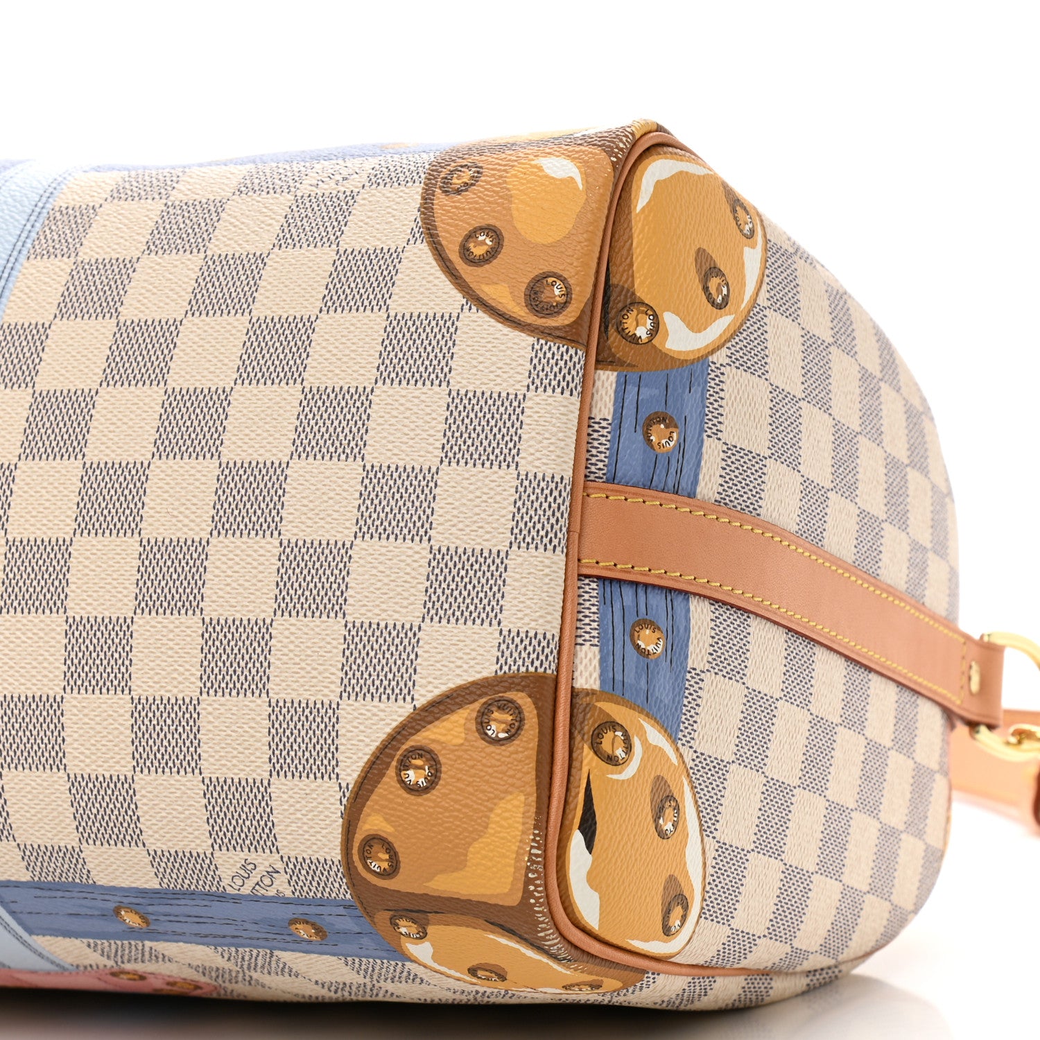 Louis Vuitton Damier Azur Summer Trunks Speedy Bandouliere 30 10 of 13
