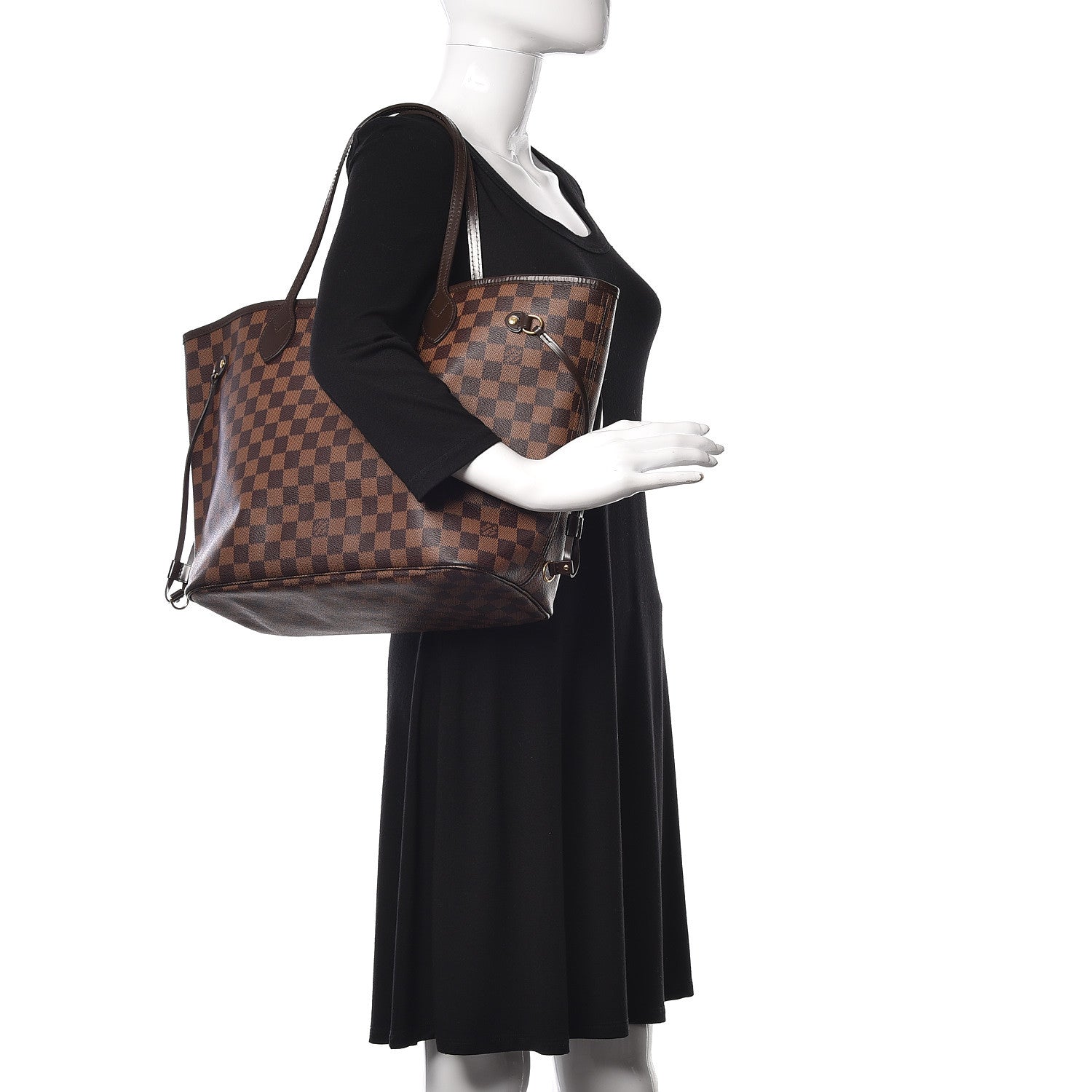 Louis Vuitton Damier Ebene Neo Neverfull MM 2 of 16