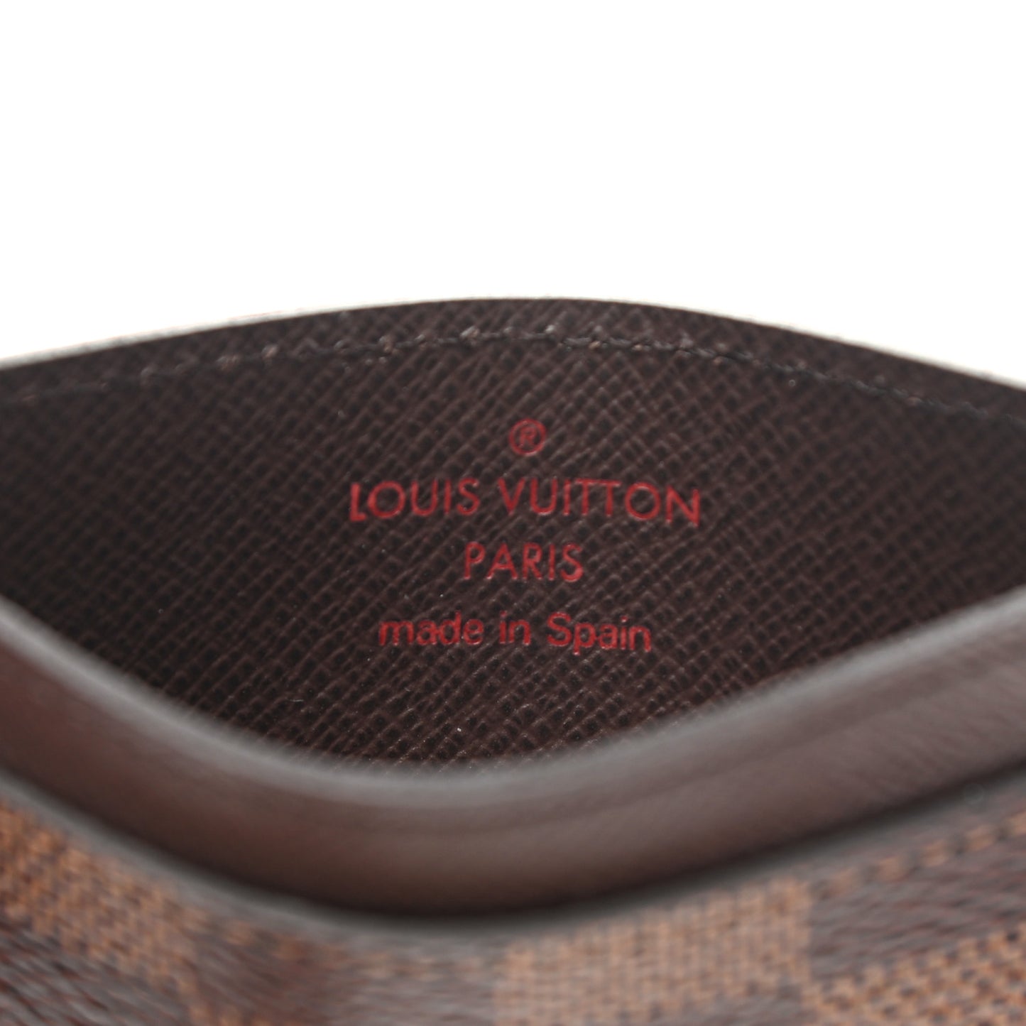 Damier Ebene Card Holder