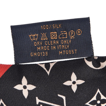 Louis Vuitton Silk Monogram Tribute To Noe BB Bandeau Black 3 of 5