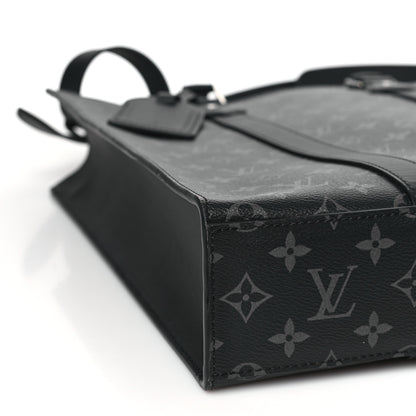 Louis Vuitton LOUIS VUITTON Monogram Eclipse Sac Plat 7 of 8