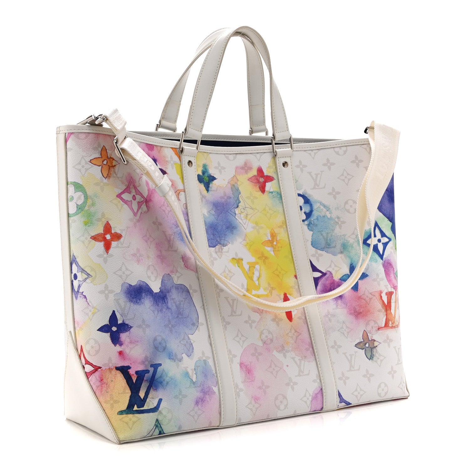 Louis Vuitton Monogram Watercolor New Tote GM Multicolor 4 of 11