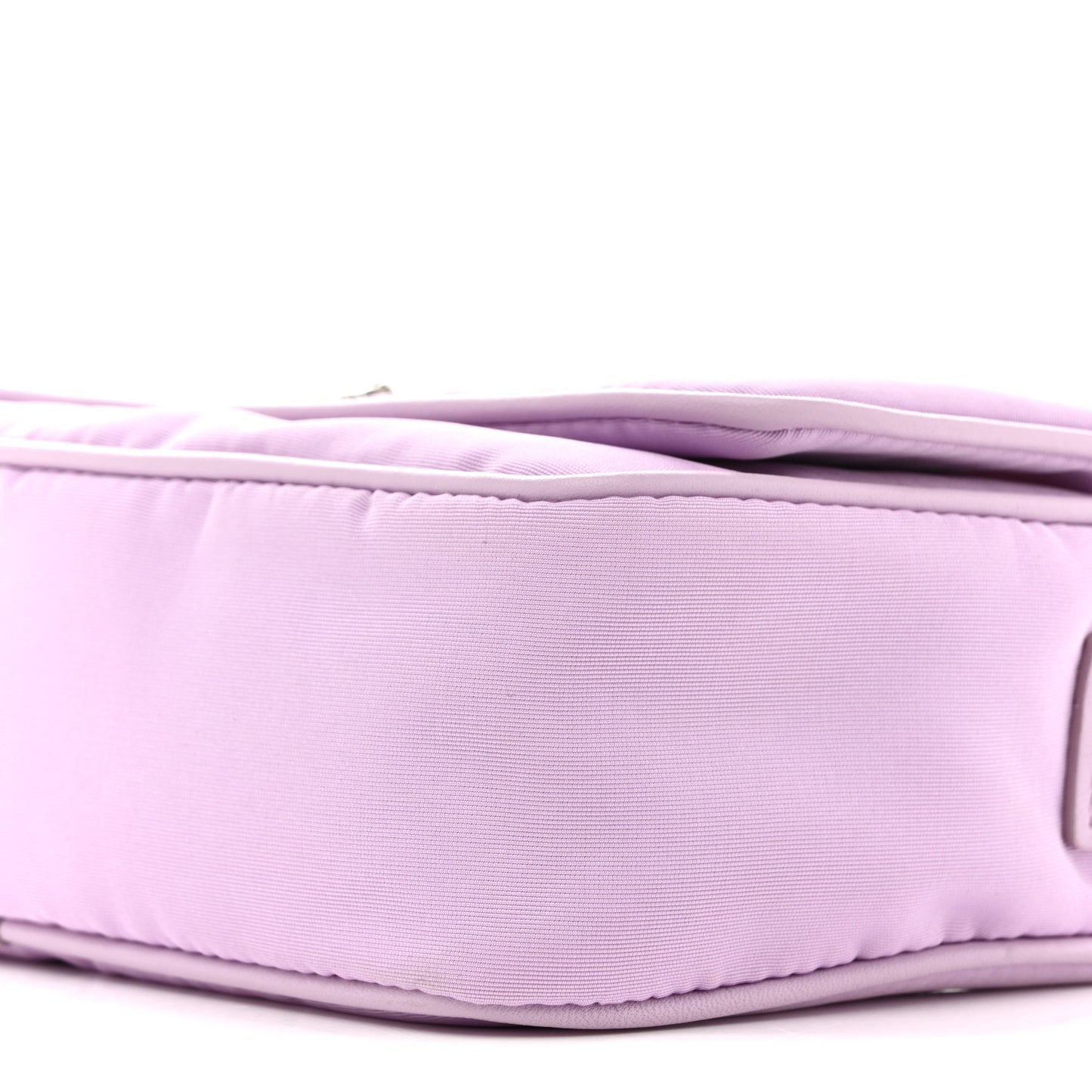 Nylon Skull Camera Crossbody Bag Lilac