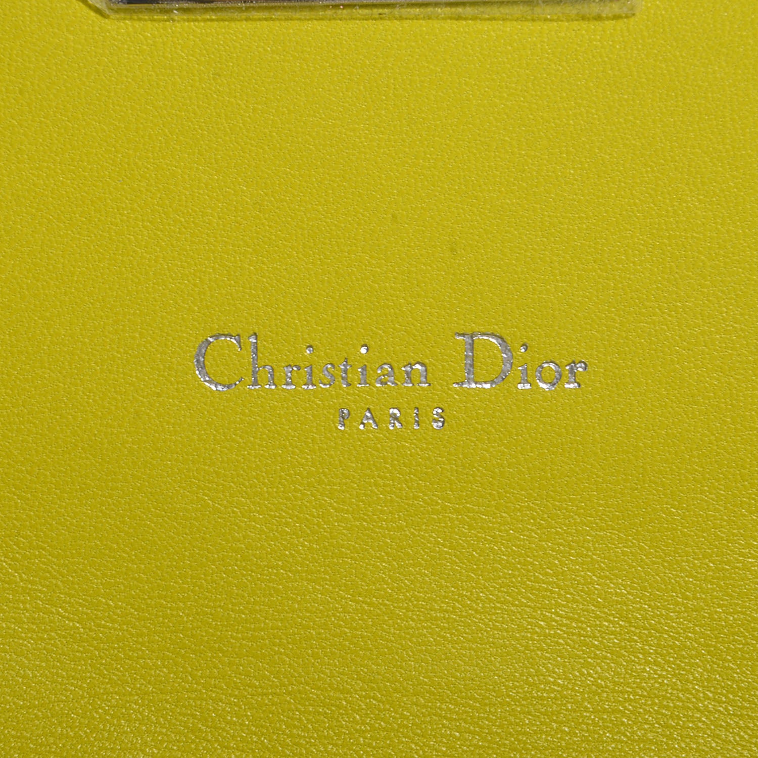 Christian Dior Lambskin Cannage Miss Dior Promenade Pouch Vert Acide 6 of 7