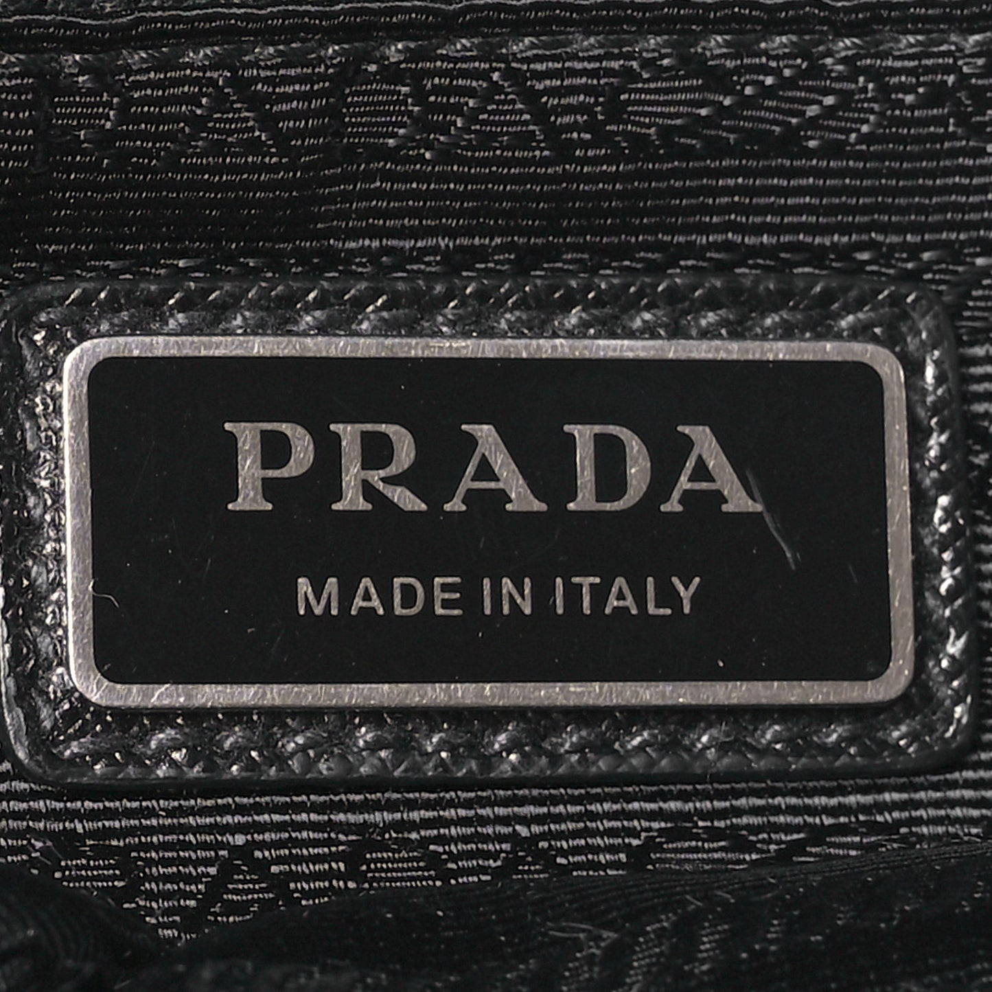 Re-Nylon Saffiano Belt Bag Black