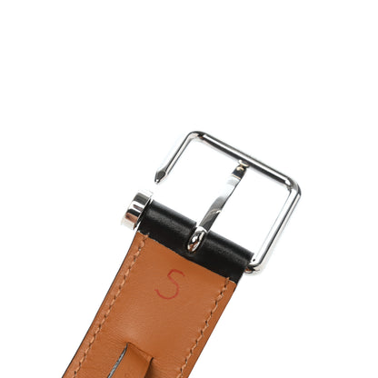 Hermes Box Belt 95 Black Gold 3 of 6