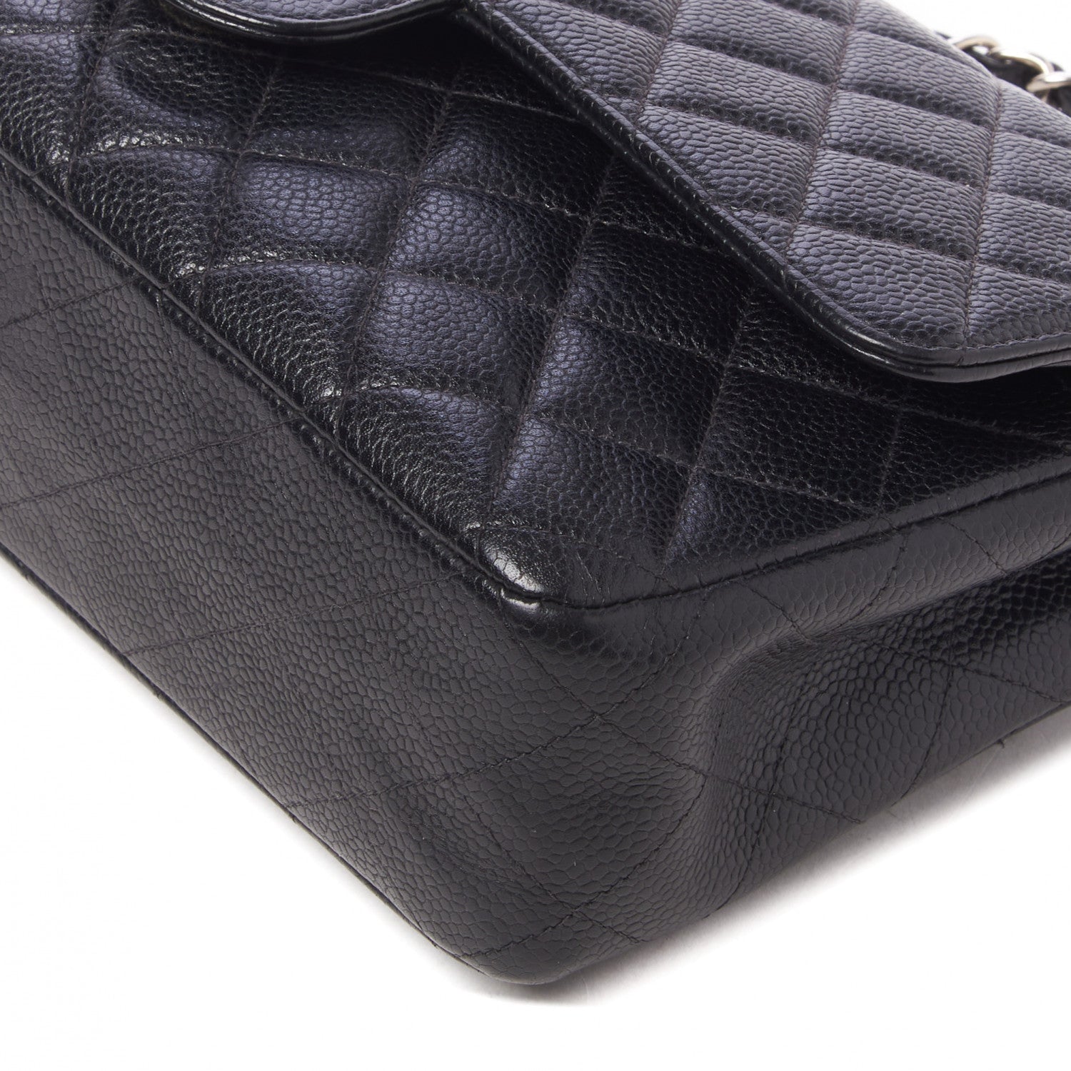 Chanel Caviar Quilted Medium Double Flap Black 5 of 9