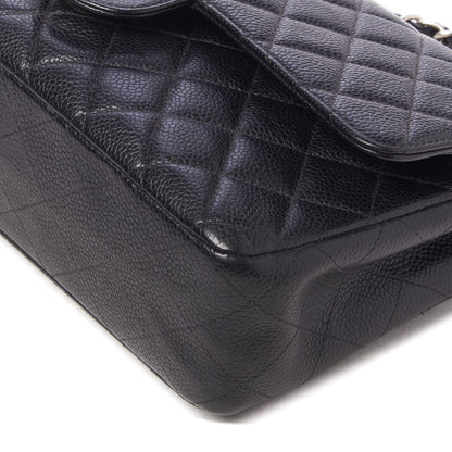 Chanel Caviar Quilted Medium Double Flap Black 5 of 9