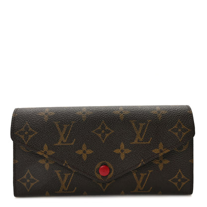 Louis Vuitton Monogram Josephine Wallet Red 1 of 9