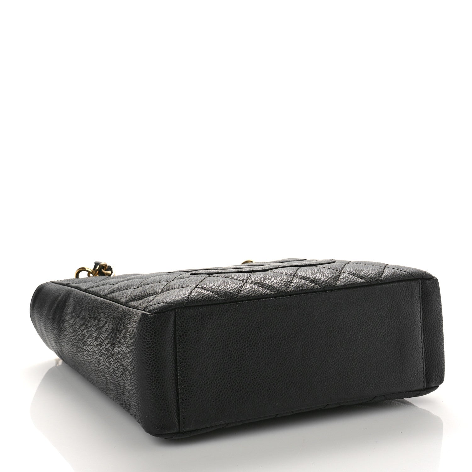 Chanel Caviar Quilted Petit Shopping Tote PST Black 4 of 9