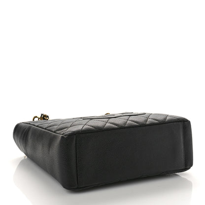 Chanel Caviar Quilted Petit Shopping Tote PST Black 4 of 9