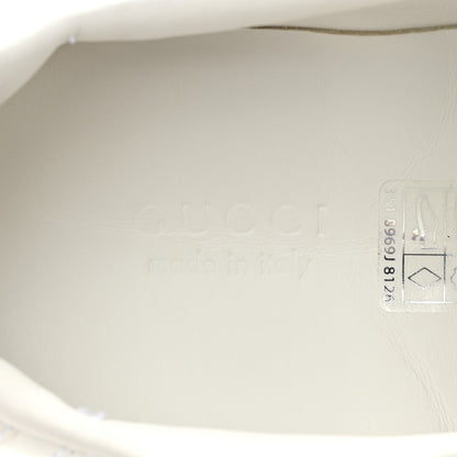 Gucci Calfskin GG Tennis Embossed Perforated Womens Platform 55mm Sneakers 38 Great White 8 of 10