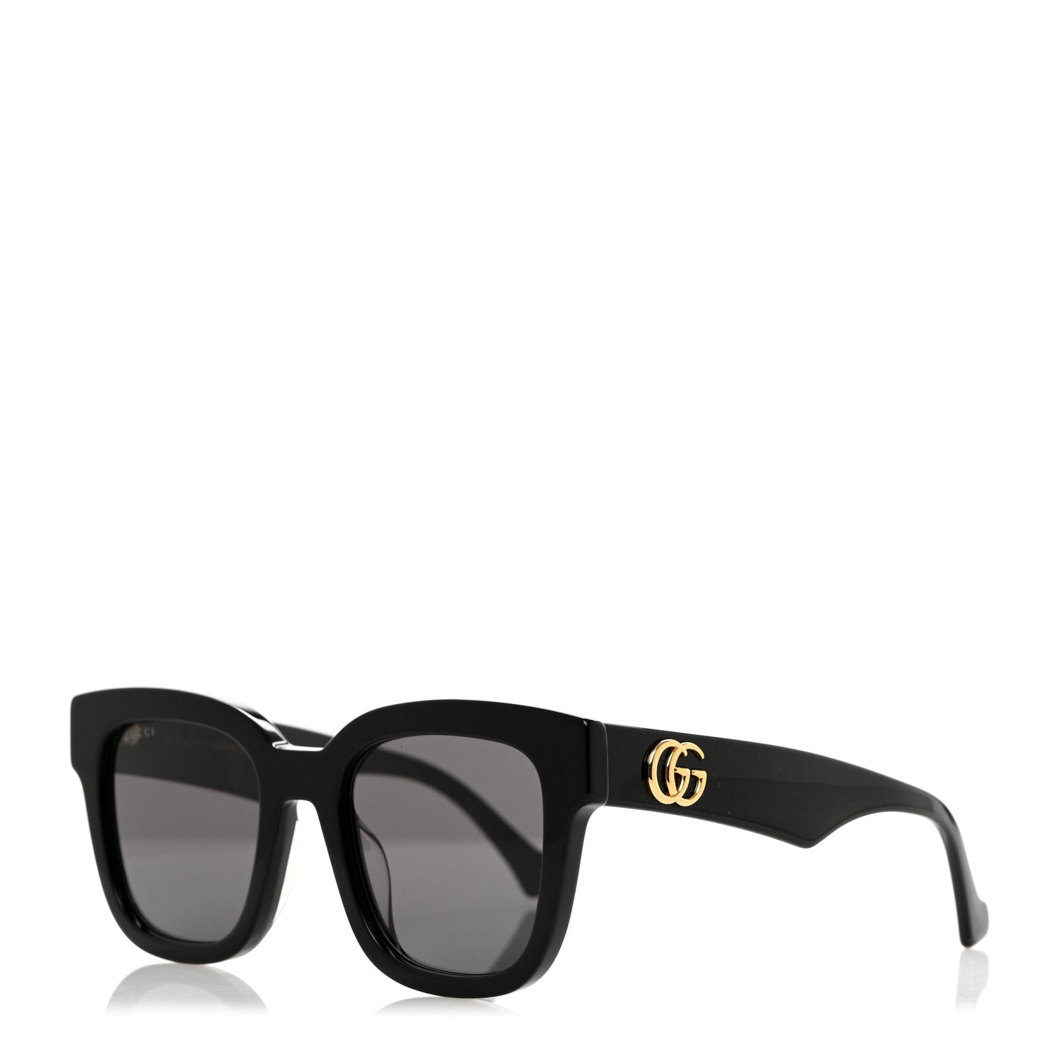 Gucci Rectangle 52mm Frame Sunglasses GG0998S Black 1 of 8