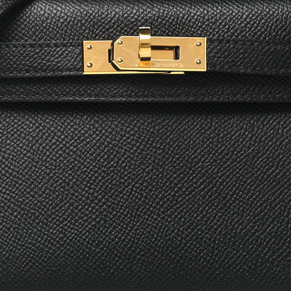 Hermes Epsom Mini Kelly Sellier 20 Black 8 of 11