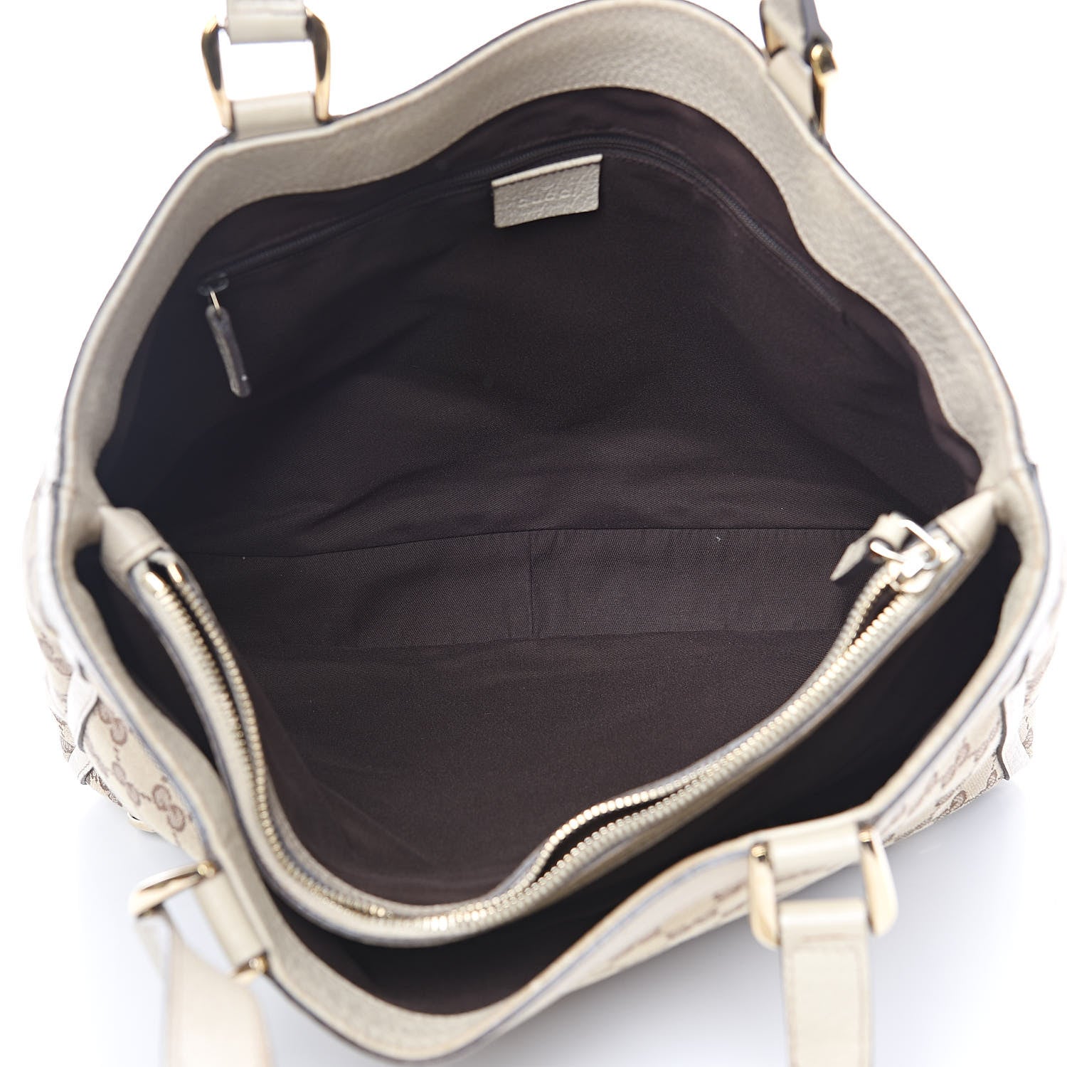 Gucci Monogram Medium Abbey Tote White 6 of 14