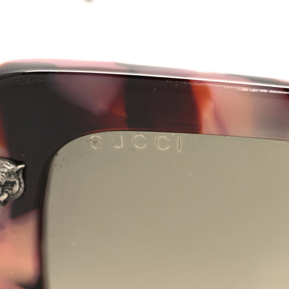 Gucci Acetate Squared Frame Sunglasses GG0216SA Multicolor Pink 7 of 8