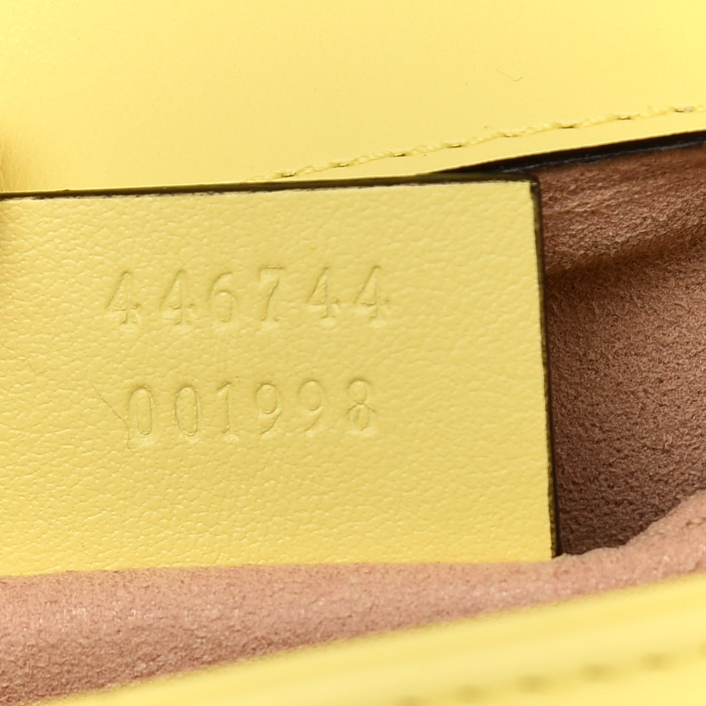 Calfskin Matelasse Mini GG Marmont Shoulder Bag Banana