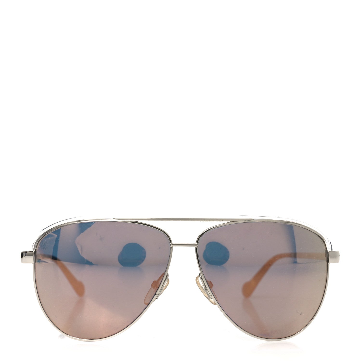 Louis Vuitton Jet Set Aviator Sunglasses Z0858U Silver 1876174