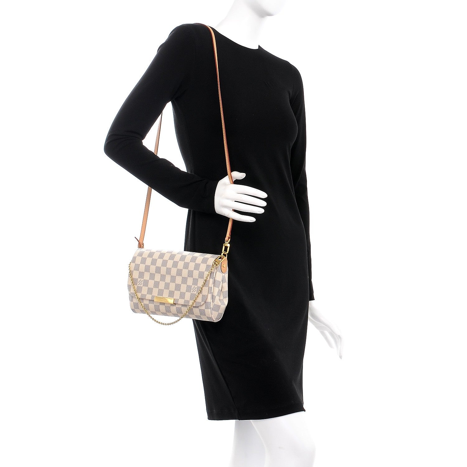 Louis Vuitton Damier Azur Favorite MM 2 of 9