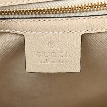 Gucci Monogram Calfskin Large Horsebit 1955 Tote Bag Beige Mystic White 6 of 10